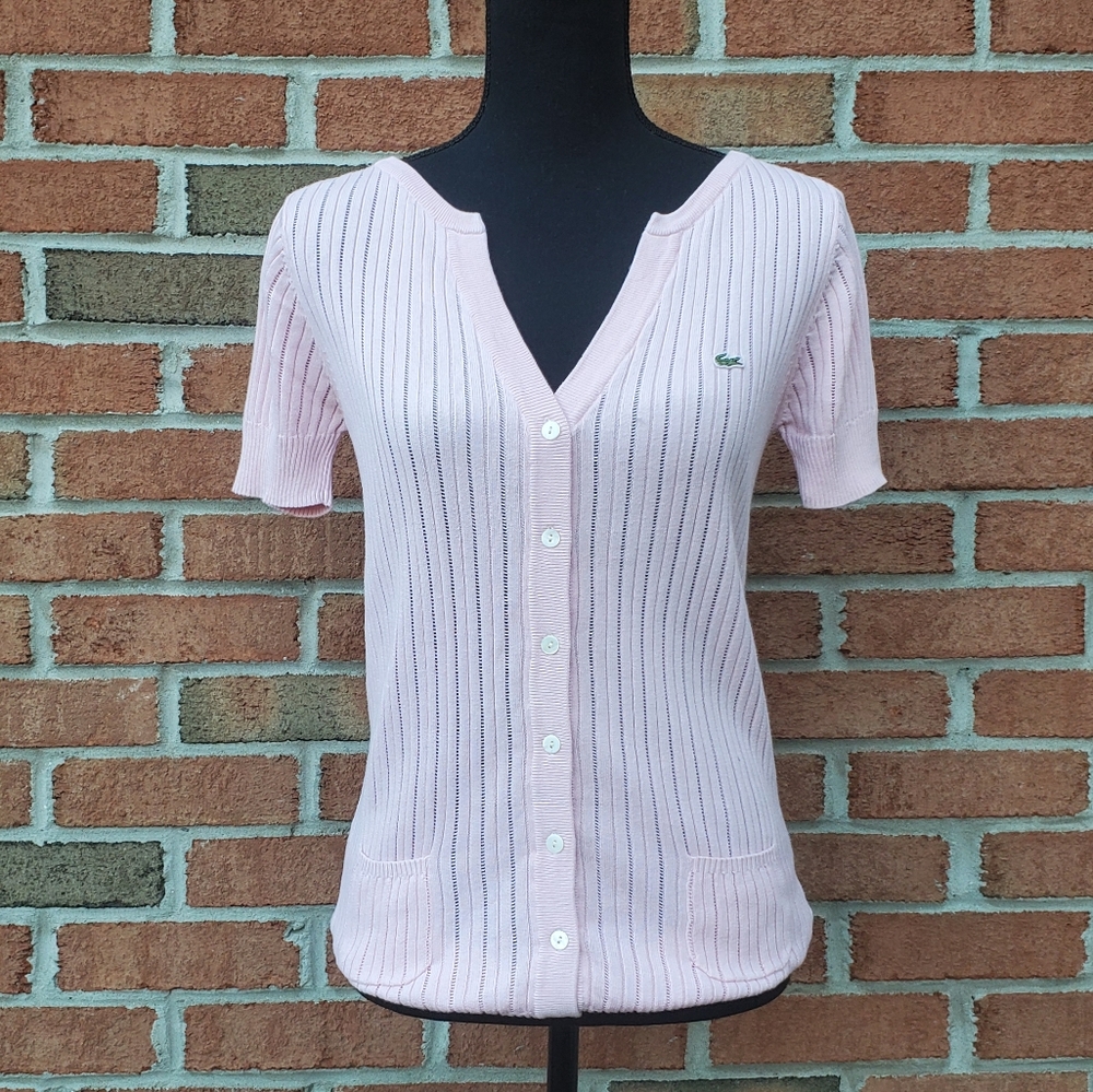 LACOSTE Pink Top